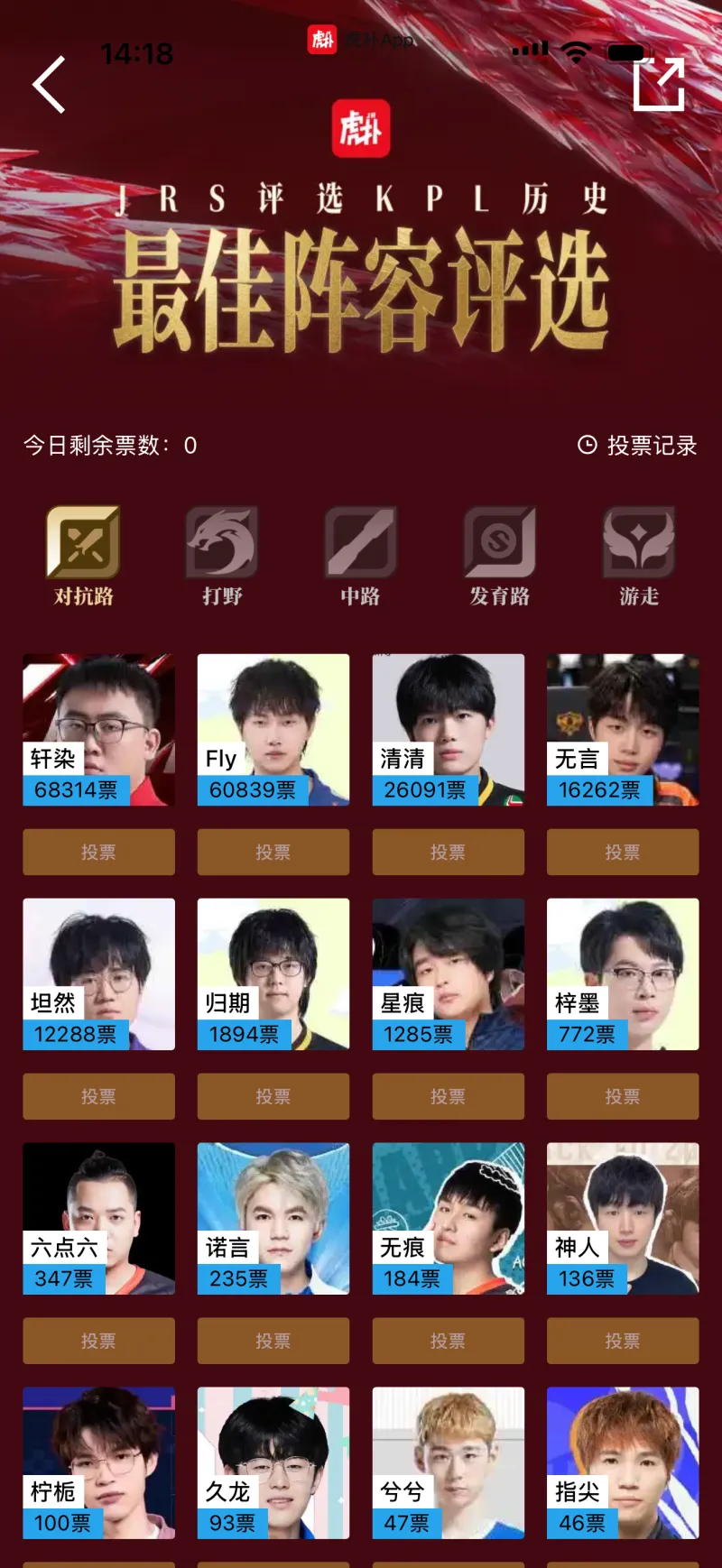 欧博官网-KPL历史最佳阵容评选